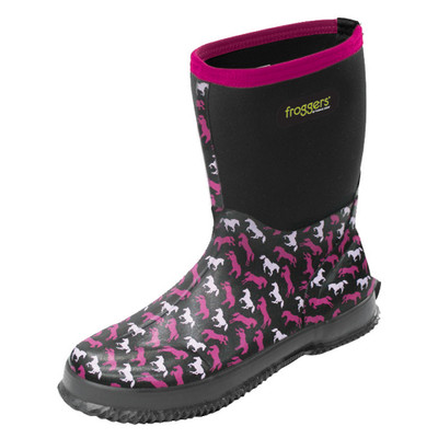 Froggers Scrub Gumboots, Womens in Horse Print (TCP28206 HORSE PRINT) Froggers Scrub Gumboots, Womens in Horse Print (TCP28206 HORSE PRINT)