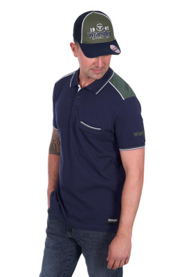 Image 1 of Wrangler MENS JARROD 1PKT SHORT SLEEVE POLO