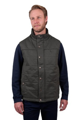Image 1 of Thomas Cook MEN'S WILL FAUX OILSKIN VEST Image 1 of Thomas Cook MEN'S WILL FAUX OILSKIN VEST