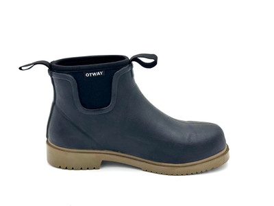 Otway Ladies Chelsea Insulated Waterproof Gumboots in Black (OW0156)