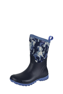 Froggers Cirrus Gumboots, Womens in Navy and Blue (T6W28505-NAVYBLUE)
