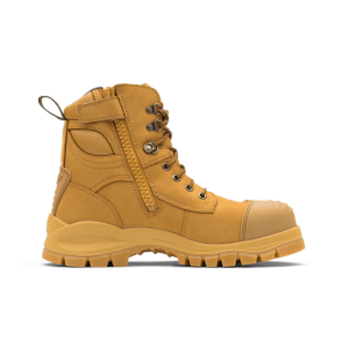 blundstone steel cap work boots 992 wheat