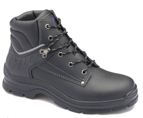 Blundstone 313 Black Rambler Print Waxy leather Steel Cap safety boots ...