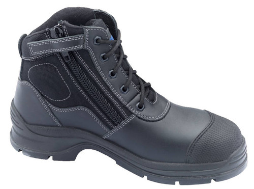 Blundstone 785 Black Full Grain Leather Executive Safety Shoe ...