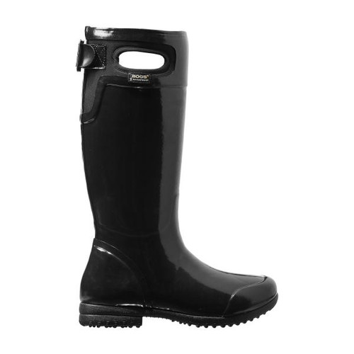 BOGS Tacoma Equestrian Styled Womens Insulated Gumboots in Black