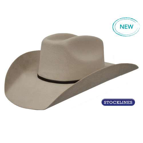 Wrangler Western Finley Hat in Oatmeal Wool Felt (XCP1964HAT)