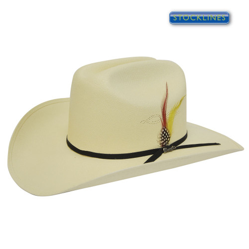 Wrangler Western Kids Dallas Cotton Canvas Western Hat in Bone (XCP3905HAT)