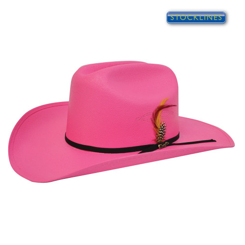 Wrangler Western Kids Dallas Cotton Canvas Western Hat in Fuschia (XCP3905HAT Fuschia)