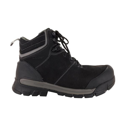 BOGS Pillar Men's Waterproof Composite Safety Toe Zip Sided Work Boots in Black (9000058-001)