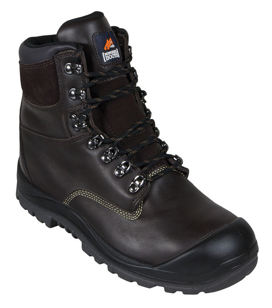 Mongrel Boots 550030 High Claret Heat Resistant Nitrile Steel Toe Boots