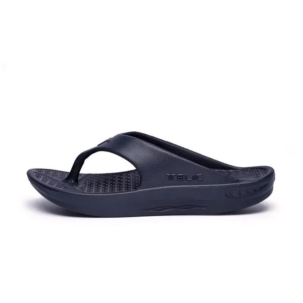 Telic Thongs Light Weight Shock Absorbing with Natural Arch Support in Deep Ocean (Telic Deep Ocean)