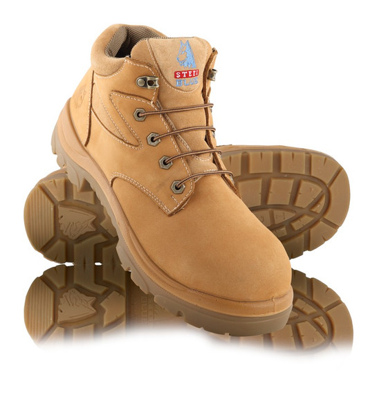 Steel Blue WHYALLA Steel Cap Hiker Style Safety Boots Wheat