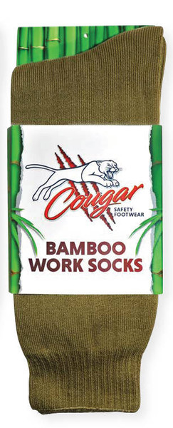 Cougar Mens Bamboo Socks 5 Pack Moss Green