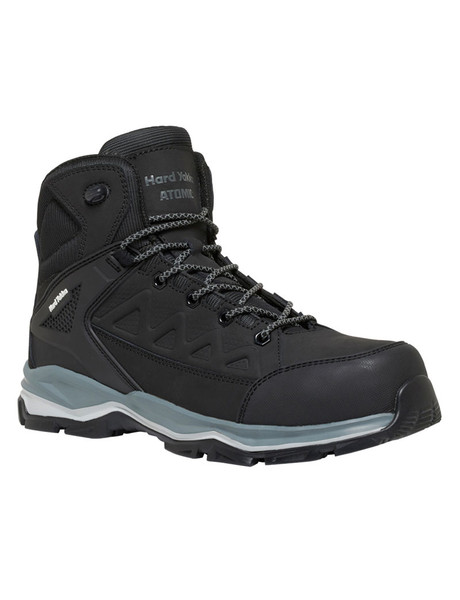 Hard Yakka Atomic Hybrid Zip Sided Lightweight Safety Hiker in Black (Y60285)