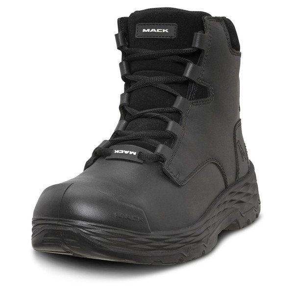 Mack Boots Force Steel Toe Zip Sided Safety Work Boots Black (MK0FORCEZ-BLK)