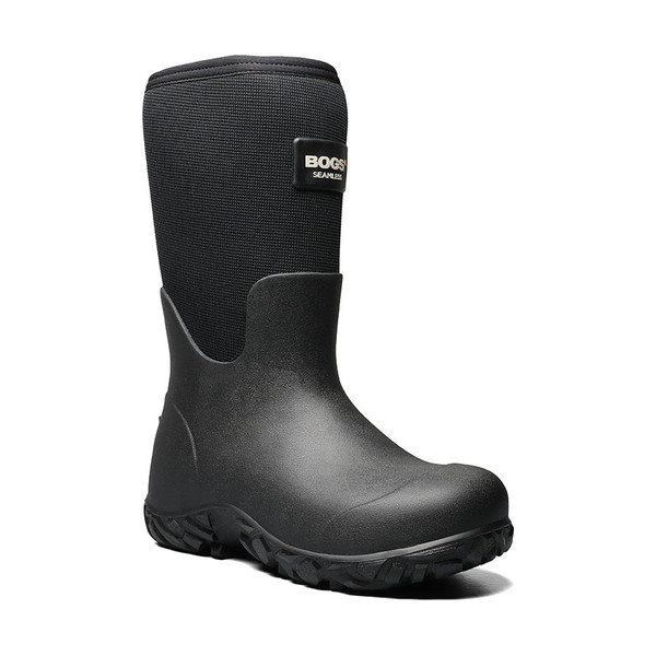 BOGS Workman High Abrasion Lightweight Insulated Work Boots Gumboots in Black (972132-001)