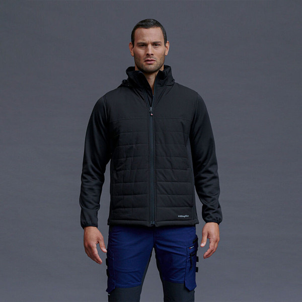 KingGee Horizon Hybrid Jacket in Black (K05007 Black)