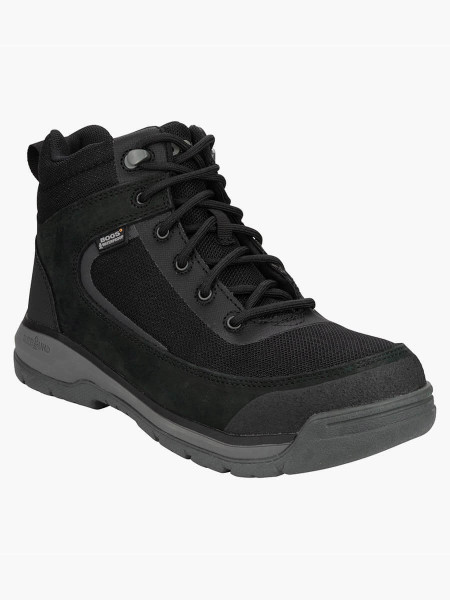 BOGS Battler Mid Composite Safety Toe Waterproof Work Boots in Black (978917-001)