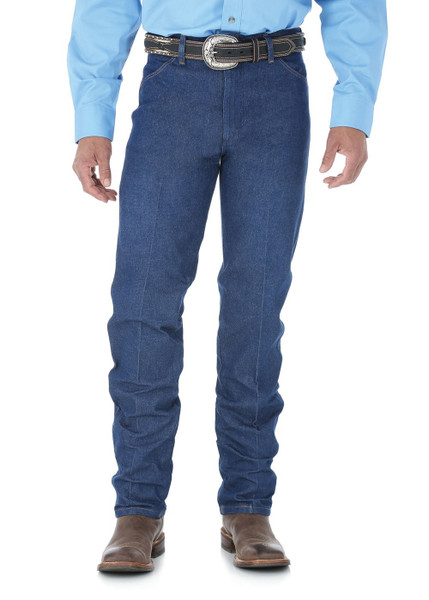 Front View Wrangler Mens Cowboy Cut Original Fit Jeans 36 Leg (13MWZ36)
