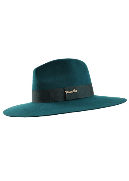 Thomas Cook Augusta Wool Felt Hat in Teal (TCP1909HAT TEAL)