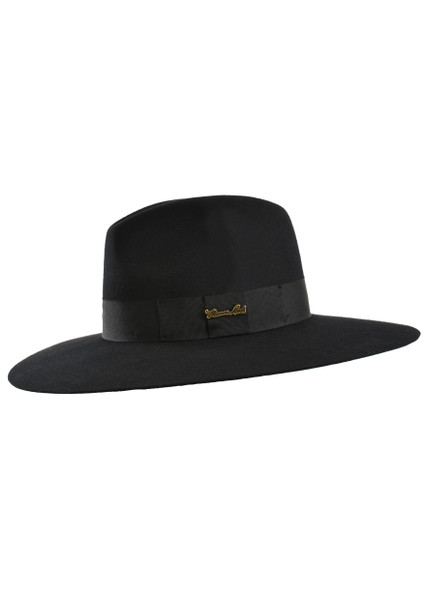 Thomas Cook Augusta Wool Felt Hat in Black (TCP1909HAT BLACK)