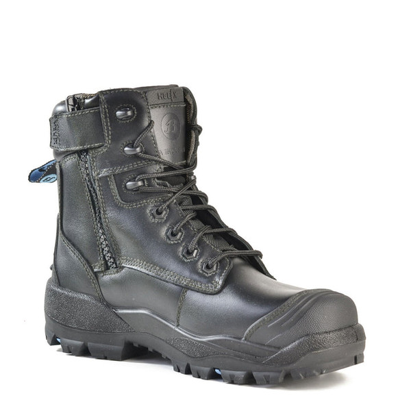 Bata Longreach Ultra Zip Sided Composite Toe Cap Boots in Black (804-66029)