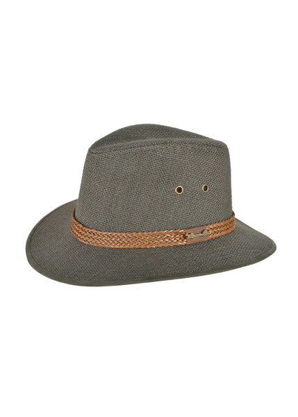 Thomas Cook Broome Linen Hat in Khaki (TCP1932HAT-KHAKI)