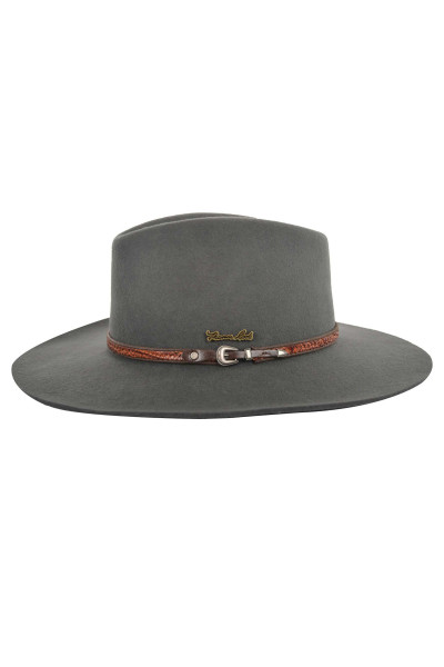 Thomas Cook Cooper Wool Felt Hat in Charcoal (TCP1921HAT-CHARCOAL)