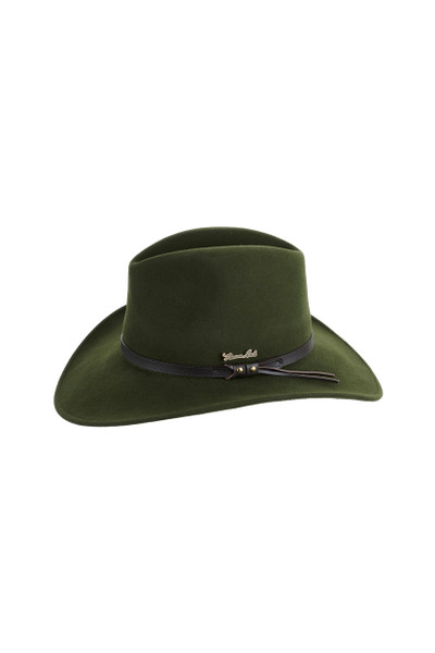 Thomas Cook Crushable Hat Made From Pure Wool Felt in Olive (TCP1900002-OLIVE)