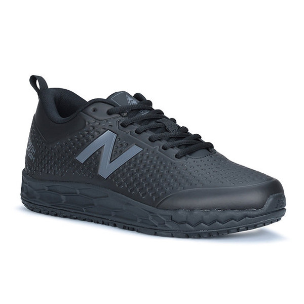 New Balance Womens 906 SR Slip Resistant Hospitality Work Shoes in Black (MID906SR-W-BLK)