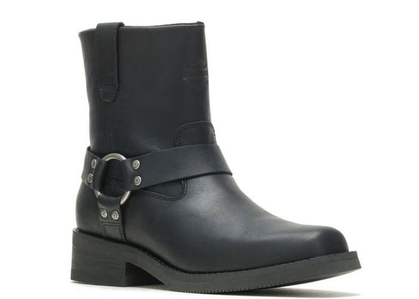Harley-Davidson Korsen 7" Zip Sided Motorcycle Boots in Black (D93843)