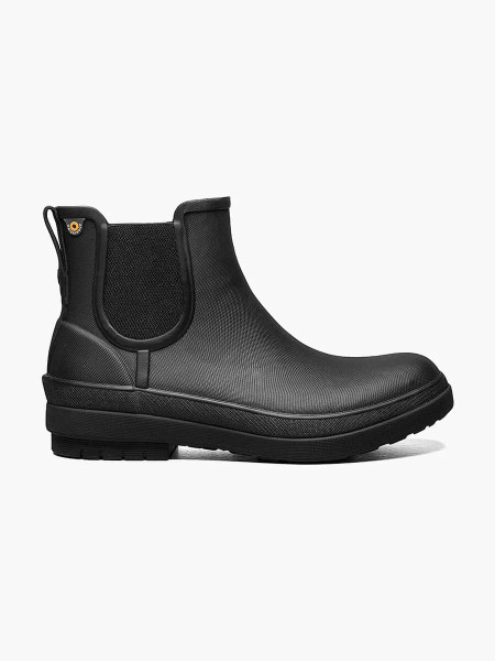 BOGS Amanda Chelsea II Womens Casual Waterproof Boots in Black (972703-001)