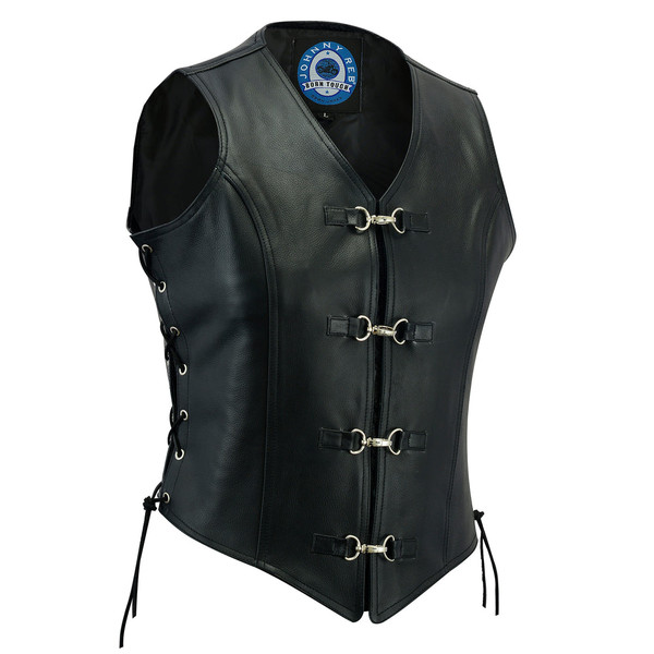Johnny Reb Sapphire Women's Leather Vest (JRV10014 )
