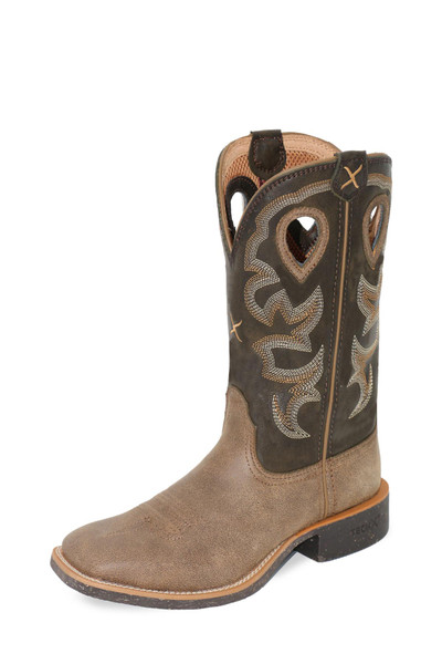 Twisted X Women's 11 Inch Tech X2 Boots in Bomber and Burnt Olive Leather (TCWXTR015)