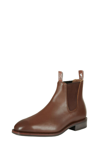 Thomas Cook Trentham Mens Cushion Tech Dress Boots, Burnished Brown (TCP18193 BURNISHEDBROWN)