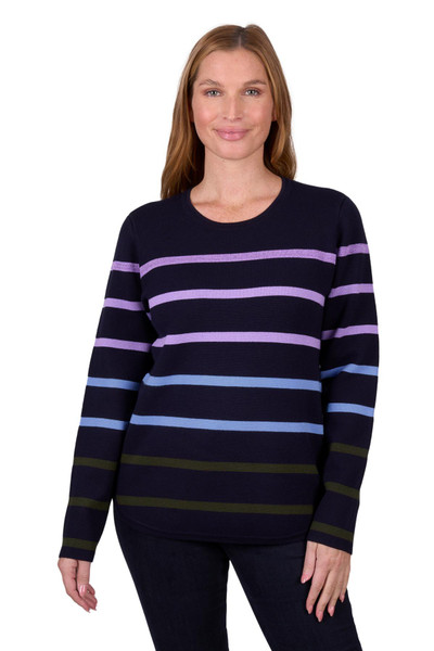 Image 1 of Thomas Cook WOMEN’S EVELYN MILANO STRIPE KNIT JUMPER