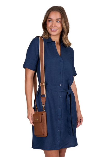 Image 1 of Thomas Cook WOMEN’S SOPHIE LINEN SHIRT DRESS