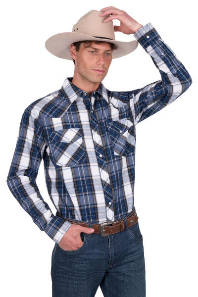 Image 1 of Pure Western MENS NICHOLAS LONG SLEEVE SHIRT