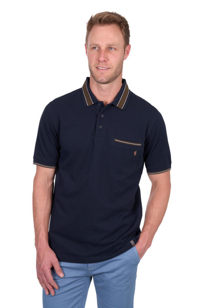 Image 1 of Thomas Cook MEN’S BEN TAILORED 1-POCKET SHORT SLEEVE POLO