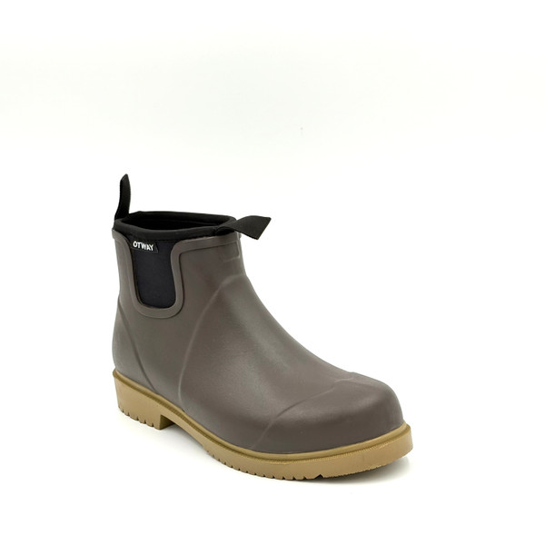 Otway Ladies Chelsea Insulated Waterproof Gumboots in Chocolate Brown (OW0159)