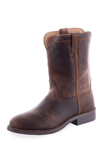 Twisted X Women's Roper Waterproof Leather Western Boots (TCWRP0002-DARKBROWN)