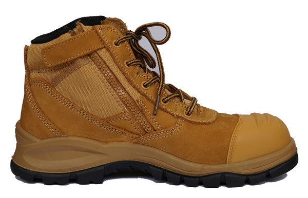 Otway Eureka Women's Steel Cap Zip sided Work Boots (OW0100)