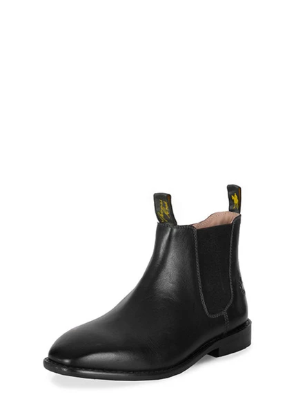 Thomas Cook Kids Trent Boots in Black Leather (TCP38016-BLACK)