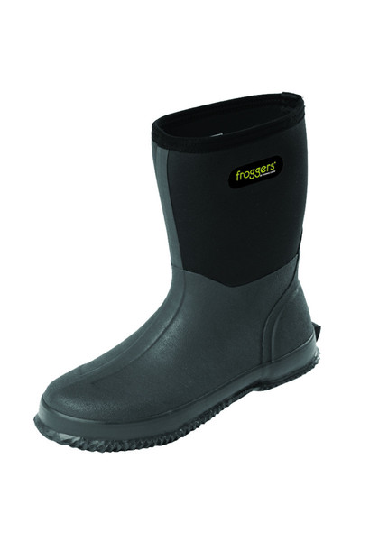 Froggers Scrub Gumboots, Womens Black (TCP28206 Black)