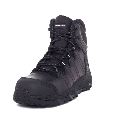 Mack Boots Octane Composite Toe Lace Up Work Boots Black - Koolstuff ...