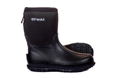 Otway Stroller Mid Insulated Womens Waterproof Gumboots in Black