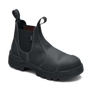 Blundstone 8001 Rotoflex Steel Toe Cap Pull On Safety Work Boots Black (8001)