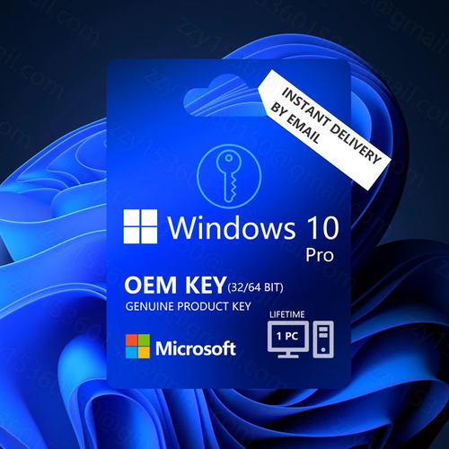 Windows 10 Professional 64 bit OEM  (Key Code)