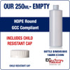 250ml-HDPE-Round-Empty Bottles by ECBlend