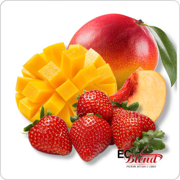 Peach Mango Strawberry - Premium Artisan E-Liquid | ECBlend Flavors